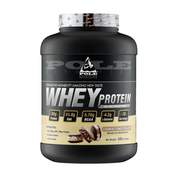 Pole Nutrition 100% Whey Protein Powder 5Lbs
